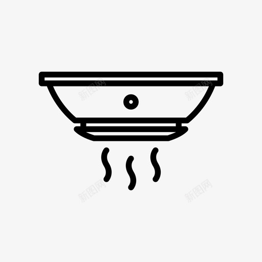 感烟探测器装置火灾探测器svg_新图网 https://ixintu.com 探测器 感烟 装置 火灾 防护 安全 技术