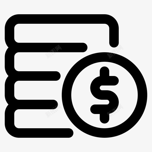 硬币美元货币金融svg_新图网 https://ixintu.com 硬币 美元 货币 金融 契约