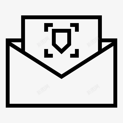 电子邮件锁秘密svg_新图网 https://ixintu.com 电子邮件 秘密 安全 创建 邮件 大纲