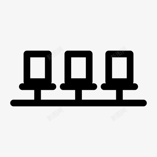 公共椅svg_新图网 https://ixintu.com 公共