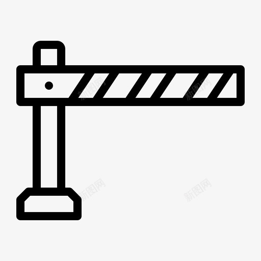 屏障大门道路svg_新图网 https://ixintu.com 安全 屏障 大门 道路 轮廓