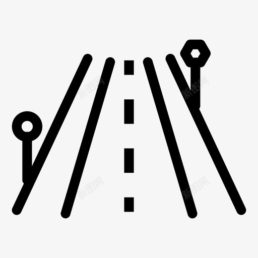 单程公路街道svg_新图网 https://ixintu.com 单程 公路 街道 人行道