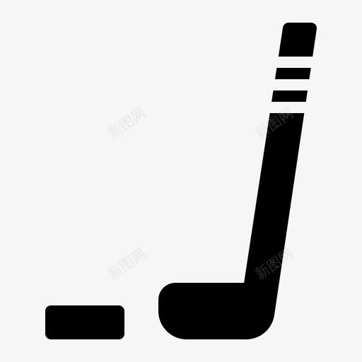 曲棍球棍子运动符号svg_新图网 https://ixintu.com 曲棍球 棍子 运动 符号