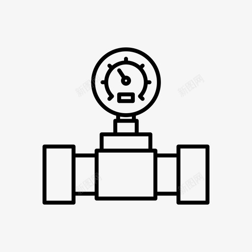 压力表测量仪器给排水设备svg_新图网 https://ixintu.com 压力表 测量仪器 给排水 设备 管道工