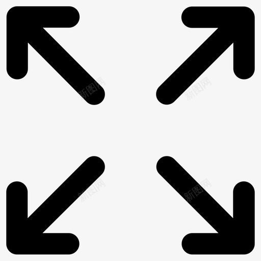 向外方向延伸svg_新图网 https://ixintu.com 外部 向外 方向 延伸 全屏