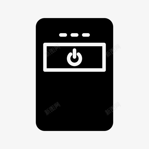 电源银行手机设备svg_新图网 https://ixintu.com 电源 银行 手机 设备