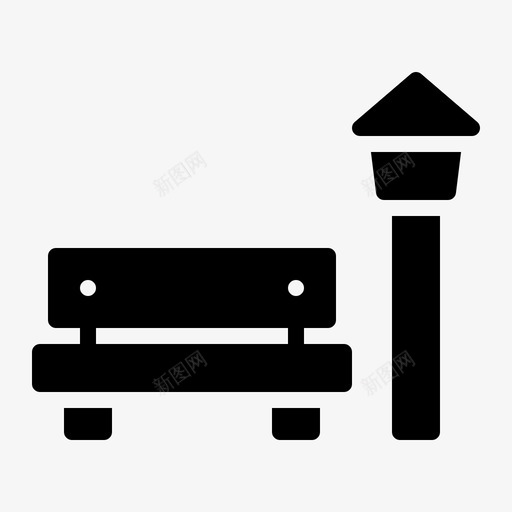 公园长凳娱乐svg_新图网 https://ixintu.com 公园 长凳 娱乐 娱乐城 城市 元素 雕文