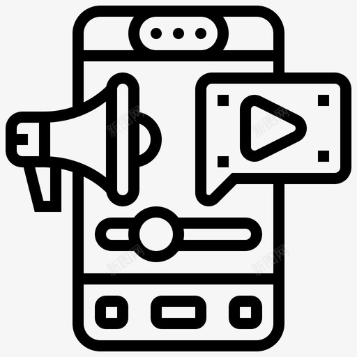 社交媒体营销互联网在线svg_新图网 https://ixintu.com 社交 媒体 营销 互联网 在线 广告