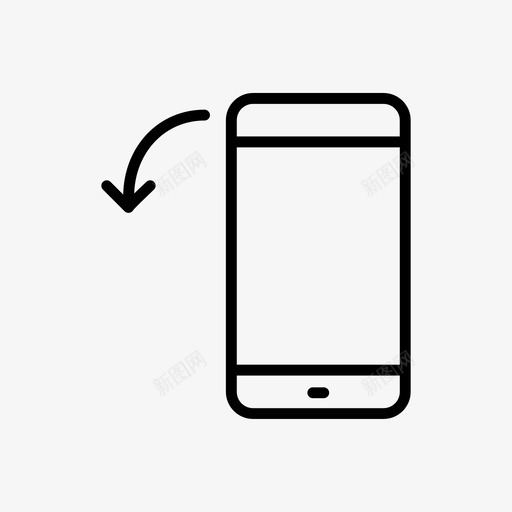 电话移动电话模式svg_新图网 https://ixintu.com 智能 电话 移动电话 模式 旋转 手机