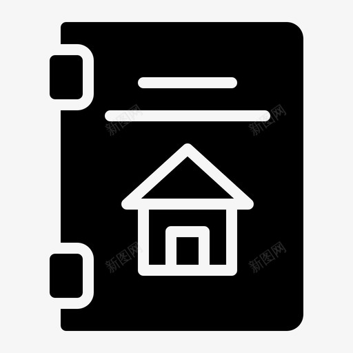 目录不动产房子svg_新图网 https://ixintu.com 不动产 目录 房子 图示