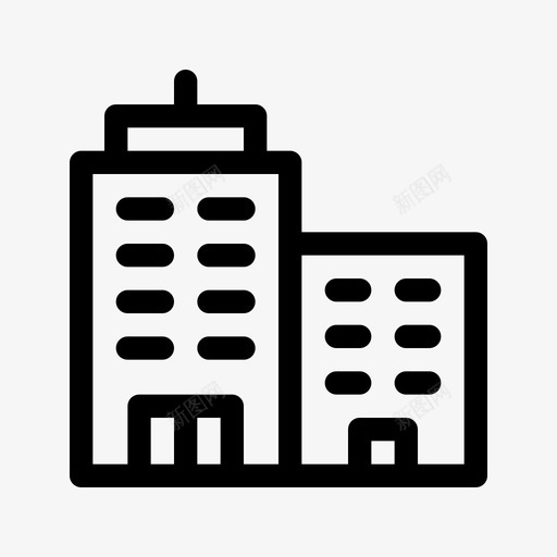 建筑施工办公svg_新图网 https://ixintu.com 建筑 建筑施工 办公 城市 元素