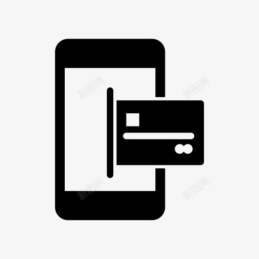 移动支付信用卡数字支付svg_新图网 https://ixintu.com 支付 移动 信用卡 数字 货币 应用 大纲 图示