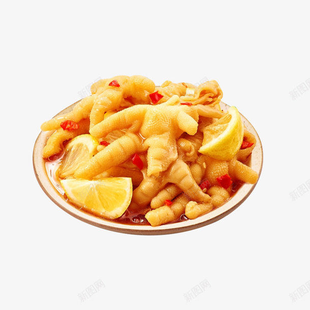 酸辣无骨鸡爪网红去骨柠檬凤爪即食零食熟食png免抠素材_新图网 https://ixintu.com 卤味小吃熟食 无骨鸡爪背景 泡即食零食 网红去骨柠檬凤爪 酸辣无骨鸡爪