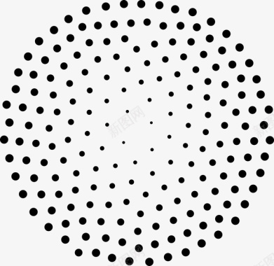 黑点符号斑点板绘素材圆形图标
