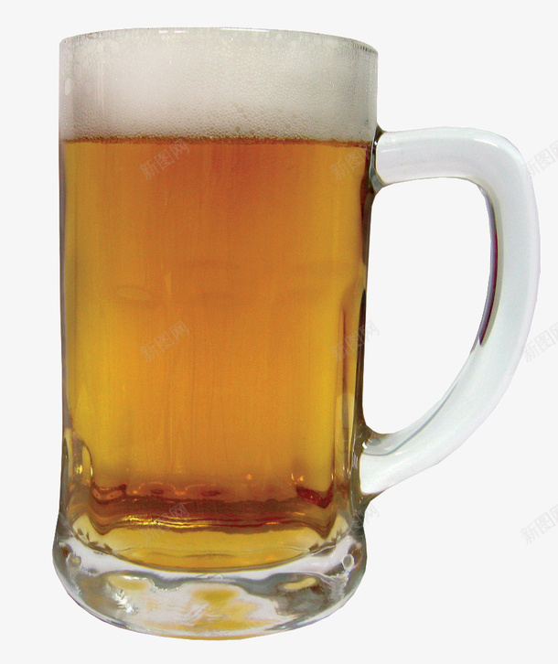 啤酒大杯透明png免抠素材_新图网 https://ixintu.com 杯子 啤酒 酒 透明图
