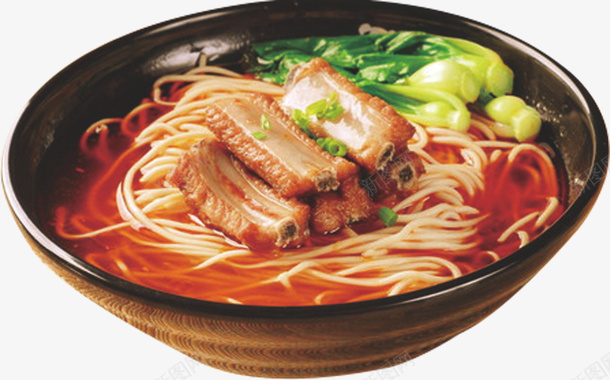 排骨面pngpng免抠素材_新图网 https://ixintu.com 排骨面 面条 小面 大排汤面 精品面 红烧排骨 排骨汤面 红烧牛肉面 红烧排骨面