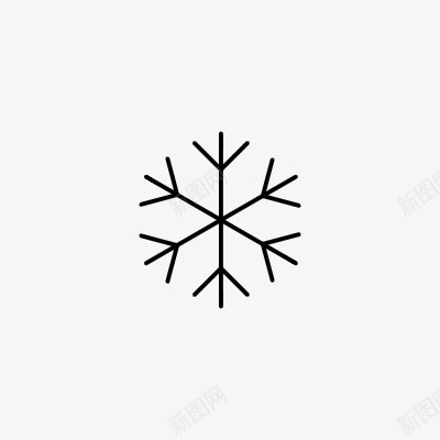 冰雪花icon线性小图标PNG下载png_新图网 https://ixintu.com icon 冰 冰技能 小图标 线性 雪花