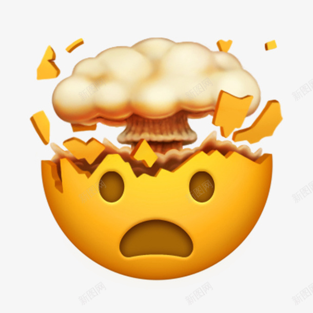 手绘卡通表情包大脑炸png免抠素材_新图网 https://ixintu.com 手绘 卡通 表情包 大脑炸