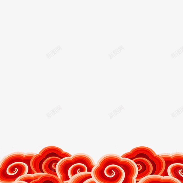 中国风格祥云底纹背景png免抠素材_新图网 https://ixintu.com 中国风 祥云 底纹 背景