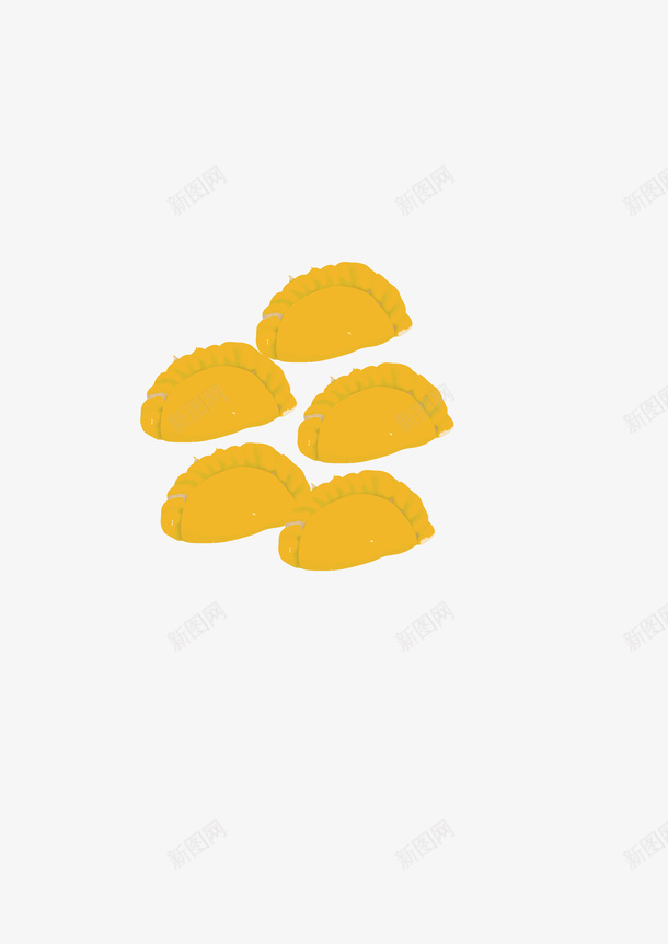 可爱的小小油角png免抠素材_新图网 https://ixintu.com 新年 可爱 手绘 卡通