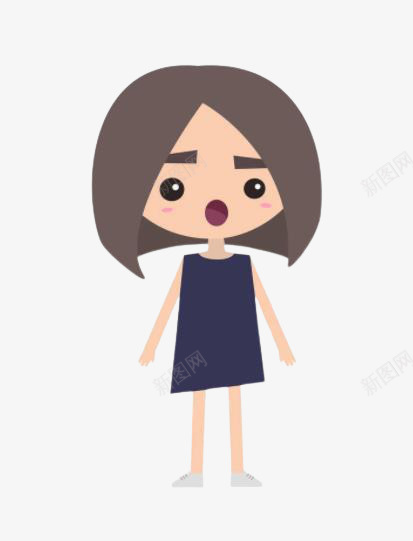 女孩卡通图片图片png免抠素材_新图网 https://ixintu.com 短头发女孩 女孩 卡通 图片