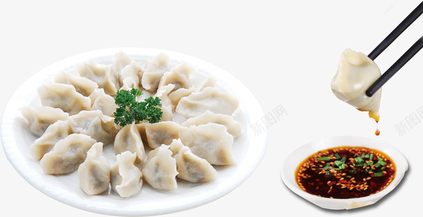 手工水饺pngpng免抠素材_新图网 https://ixintu.com 水饺 馄饨 抄手 包面 云吞