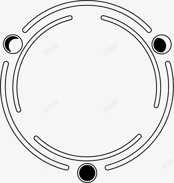 圆圈外框装饰png免抠素材_新图网 https://ixintu.com 圆圈 外框 装饰 游戏