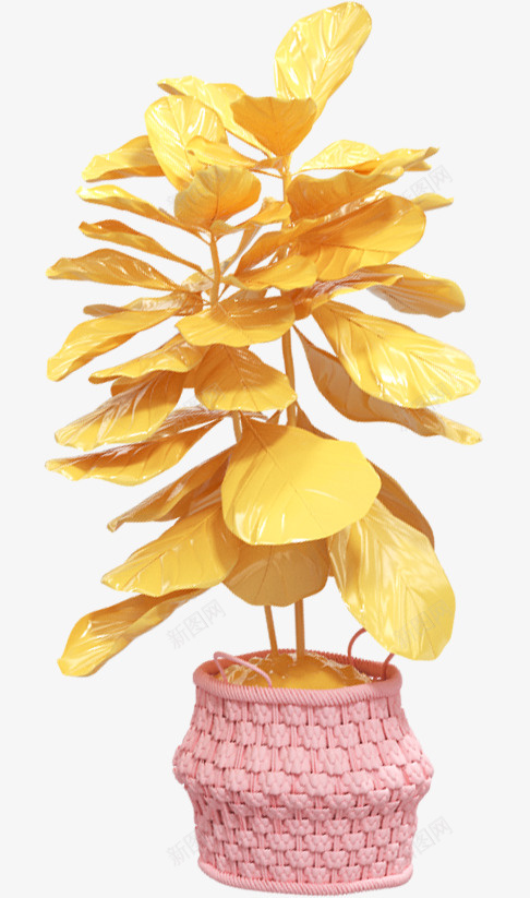 金色黄色免抠植物png免抠素材_新图网 https://ixintu.com 免抠 叶子 植物 高清