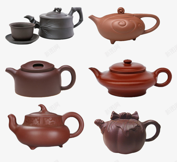 茶壶茶杯分层图png免抠素材_新图网 https://ixintu.com 分层素材 紫砂壶 紫茶壶 紫茶壶分层 茶壶