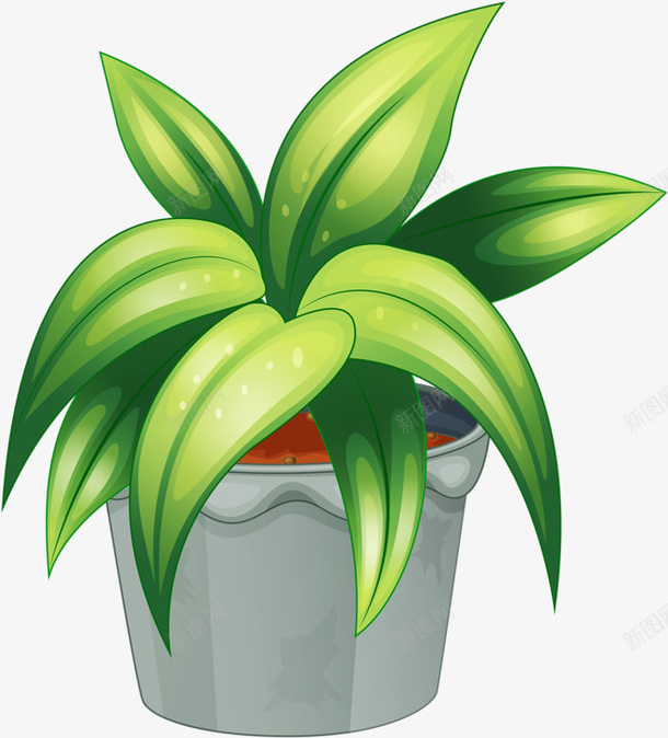 高清手绘盆栽绿植素材png免抠素材_新图网 https://ixintu.com 手绘 矢量 绿植 盆栽 绿萝 盆景 装饰品