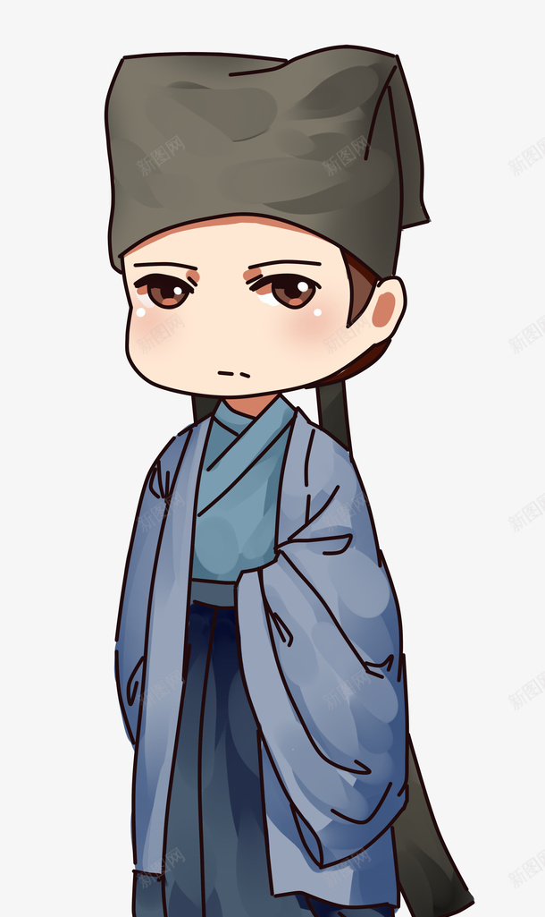 中国风复古风古风汉服男性角色psd免抠素材_新图网 https://ixintu.com 中国风 复古风 古风 汉服 男性 角色