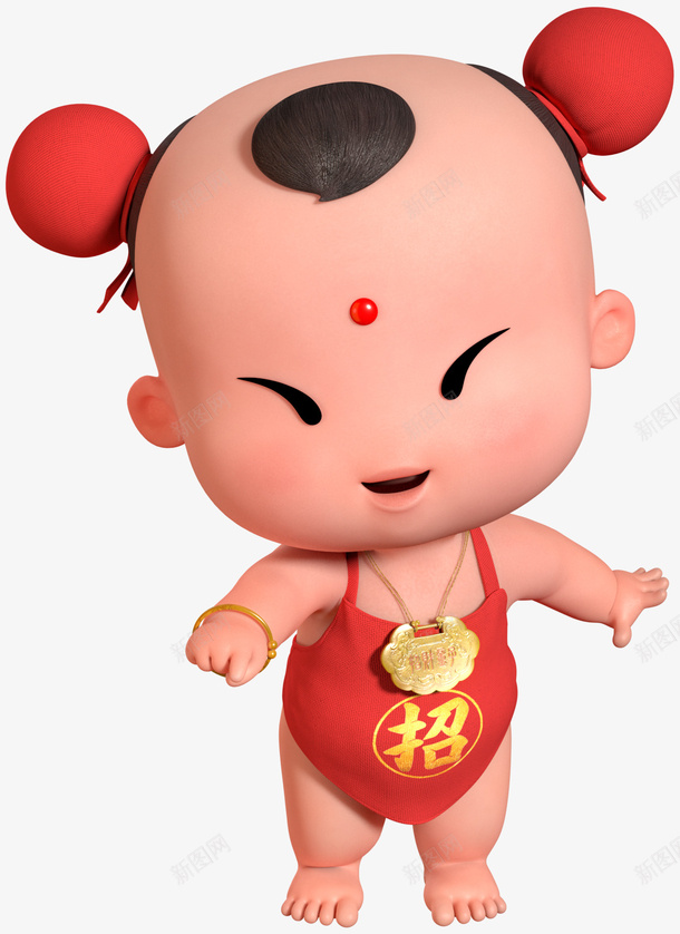 招财童子福娃吉祥Q版国漫动漫喜庆png免抠素材_新图网 https://ixintu.com 招财童子 福娃吉祥 Q版国漫 动漫喜庆
