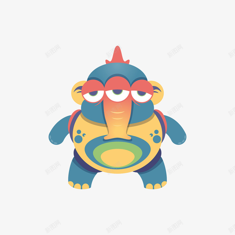 可爱的怪物插画欣赏 学UI网卡通人物png免抠素材_新图网 https://ixintu.com 可爱 爱的 怪物 插画 欣赏 学网 卡通 卡通人 人物