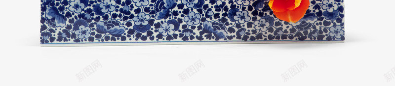 Delft blue vase 102 with flowers饰品png免抠素材_新图网 https://ixintu.com 饰品