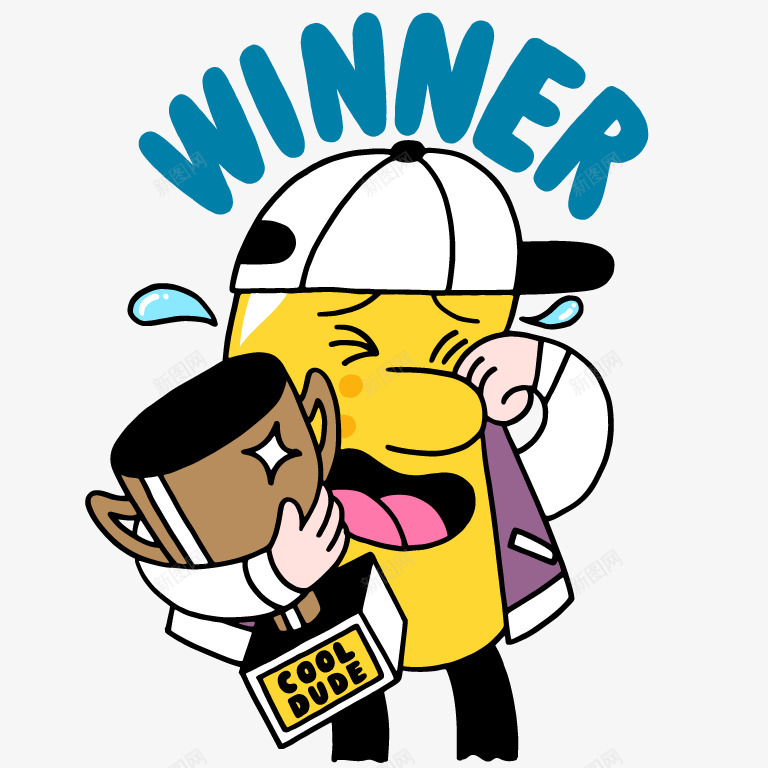 Google Stickers Cool Beans stickers for Googles Allo app扁平png免抠素材_新图网 https://ixintu.com 扁平