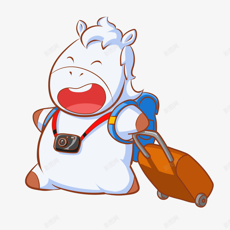 小马Qiandeng卡通形象图67kpng免抠素材_新图网 https://ixintu.com 小马 卡通 形象