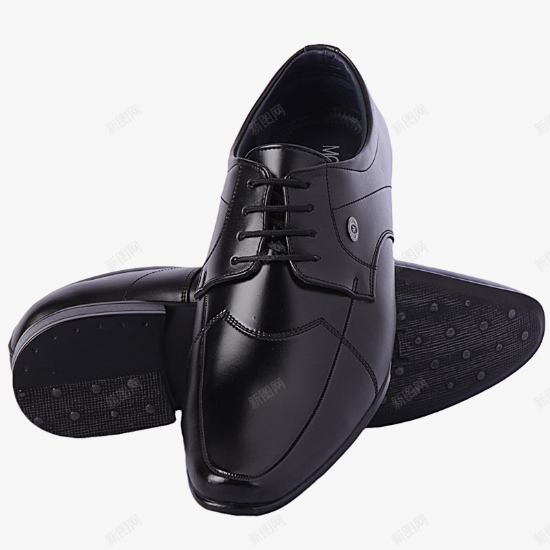 Black men shoes image精修png免抠素材_新图网 https://ixintu.com 精修