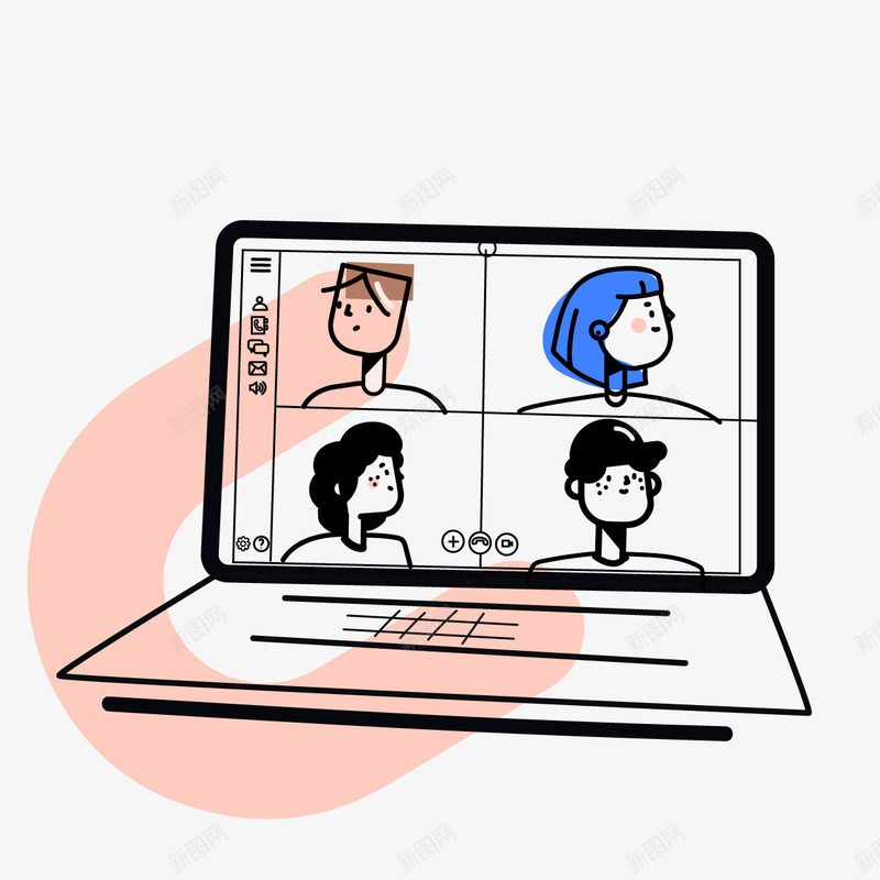 teamworkallfiles插画png免抠素材_新图网 https://ixintu.com 插画