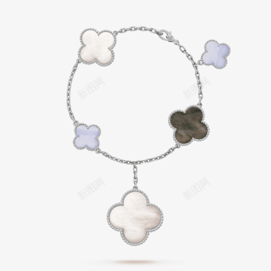 Magic Alhambra bracelet 5 motifs Front View VCARL62400 Van Cleef amp Arpels来自微信小程序png免抠素材_新图网 https://ixintu.com 来自 微信 小程 程序