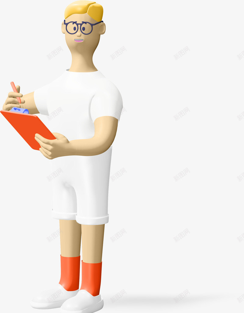 3D小人 急急如率令B66832340B P3714000417P S立体png免抠素材_新图网 https://ixintu.com 小人 急急 如率 立体