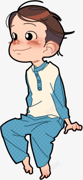 Cute Boy l draw this boy just for animation practice平面插画美式png免抠素材_新图网 https://ixintu.com 平面 插画 美式