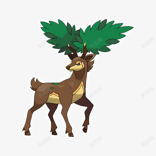 萌芽鹿 宝可梦图鉴 The official Pokmon Website in China 会根据季节改变住所人们会通过萌芽鹿的角来感知季节的变迁插画IP非人png免抠素材_新图网 https://ixintu.com 季节 萌芽 通过 插画 变迁 感知 会通 鹿宝 人们 住所 改变
