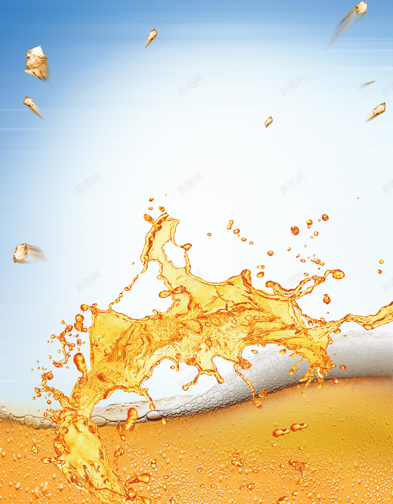 狂欢啤酒节蓝色渐变海报jpg设计背景_新图网 https://ixintu.com 烧烤啤酒节 音乐啤酒节 激情一夏 水花 狂欢 激情啤酒节 夏天啤酒节 啤酒杯