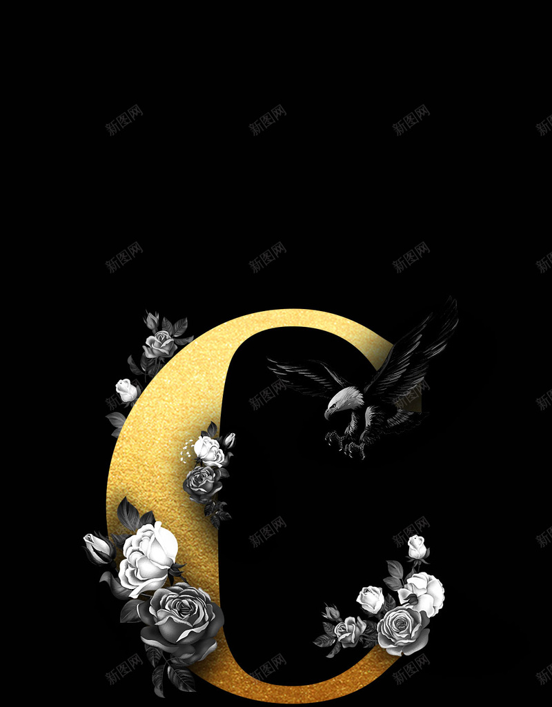 花玫瑰花蔷薇简约黑色大气简单psd设计背景_新图网 https://ixintu.com C 商业 大气 字母 玫瑰花 简单 简约 花 蔷薇 金色字 镀金 黑色