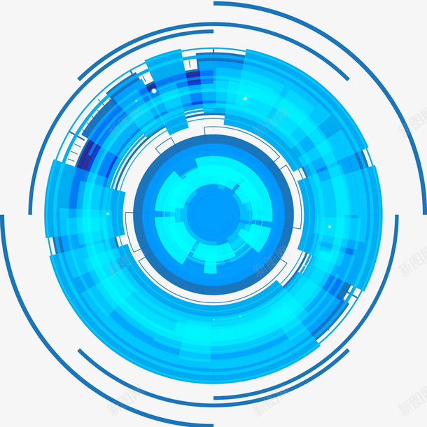 科技扫描装饰矢量图png免抠素材_新图网 https://ixintu.com 科技 扫描 装饰图案 矢量图 科技装饰 科技感 矢量科技