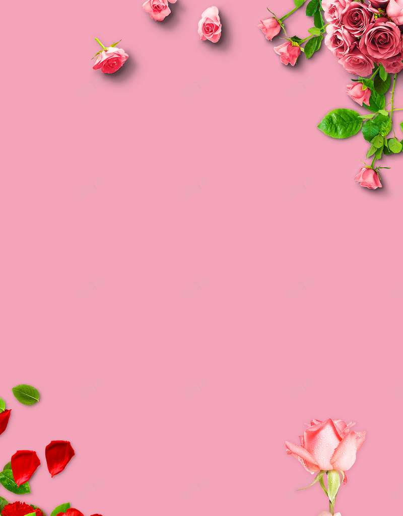 玫瑰简约情人节粉色背景psd设计背景_新图网 https://ixintu.com 情人节快乐 情人节活动 约惠情人节 214 情人节 快乐情人节 浪漫情人节 海报 情人节海报 情人