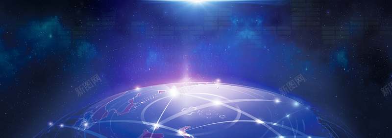 科技地球炫光蓝色bannerjpg设计背景_新图网 https://ixintu.com 大气科技 科技背景 蓝色科技 炫酷 高端 动感科技背景 科技背景图 背景 展板 底图 底纹 背景图