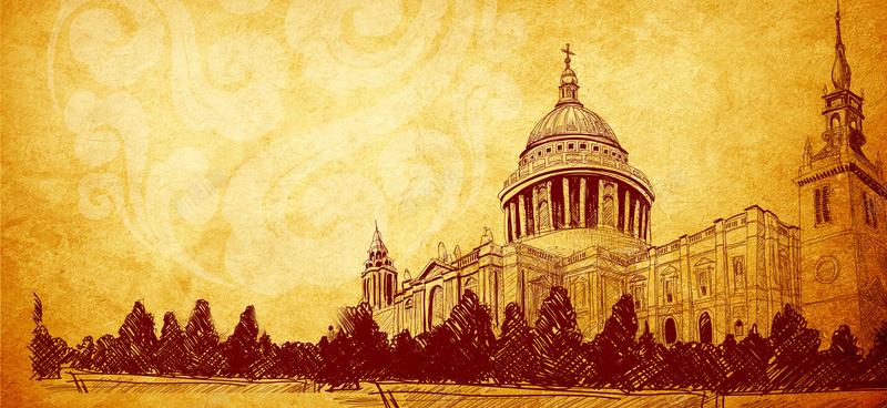 插画背景jpg设计背景_新图网 https://ixintu.com 房地产 建筑 欧式 复古 大气 古典 海报banner 卡通 童趣 手绘