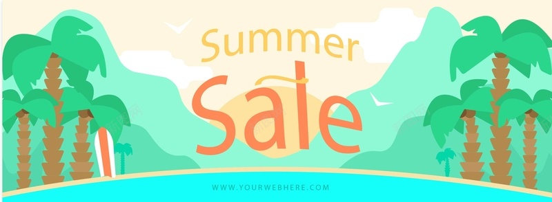 夏天销售banner素材jpg设计背景_新图网 https://ixintu.com anner素材 海报banner 夏天 扁平 销售 banner素材 渐变 几何