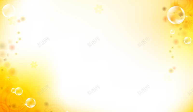 黄色卡通泡泡背景psd设计背景_新图网 https://ixintu.com 卡通 圆圈 圆点 泡泡 黄色 白色 童趣 手绘